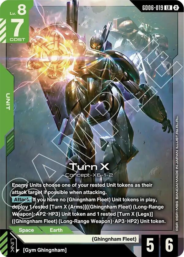 Image for Turn X (GD06-019) (Stardust Trails) (GD06) - Gundam Card Game