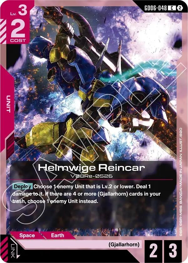 Image for Helmwige Reincar (GD06-048) (Stardust Trails) (GD06) - Gundam Card Game