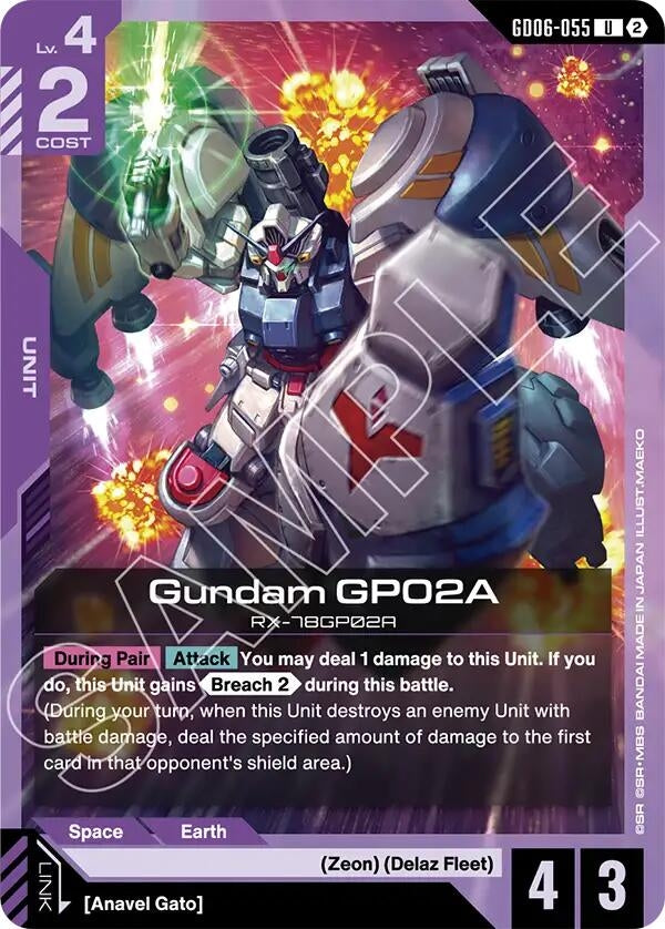Image for Gundam GP02A (GD06-055) (GD06-055) (Stardust Trails) (GD06) - Gundam Card Game