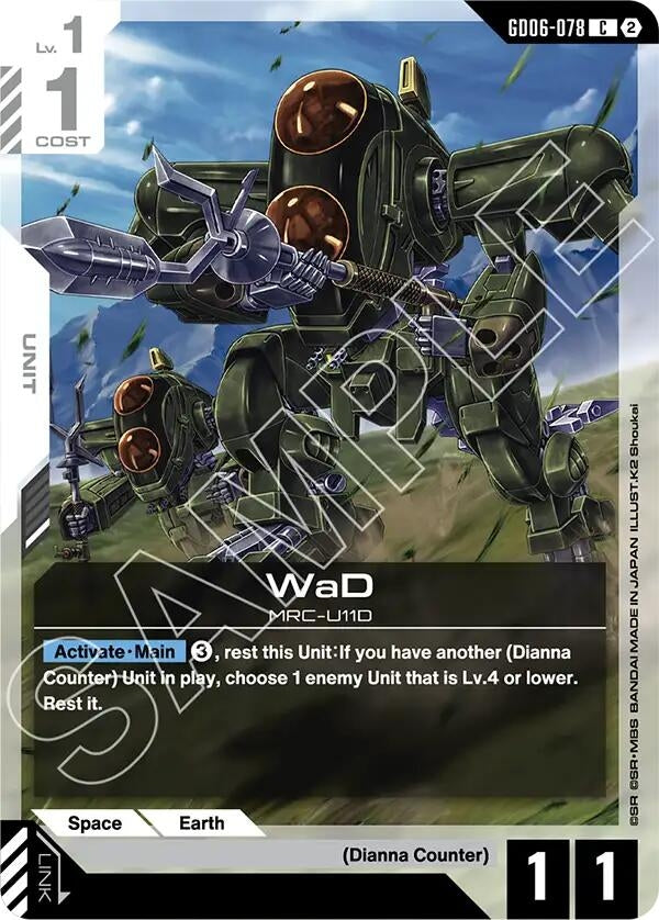 Image for WaD (GD06-078) (Stardust Trails) (GD06) - Gundam Card Game