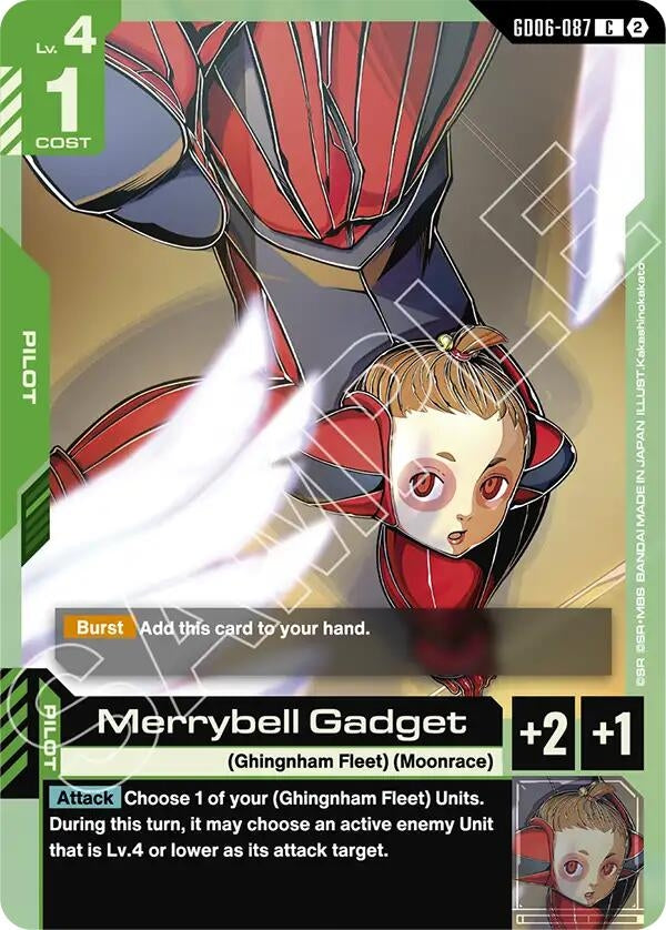 Image for Merrybell Gadget (GD06-087) (Stardust Trails) (GD06) - Gundam Card Game