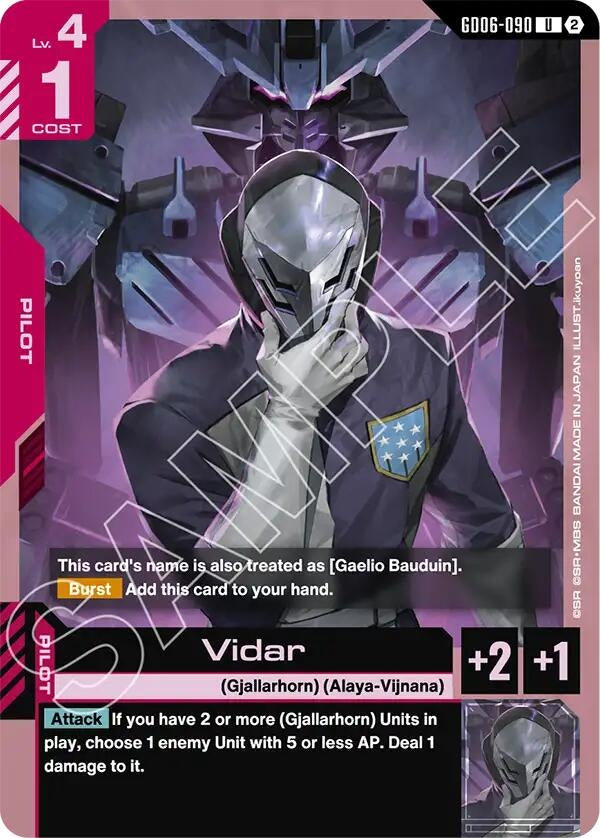 Image for Vidar (GD06-090) (Stardust Trails) (GD06) - Gundam Card Game