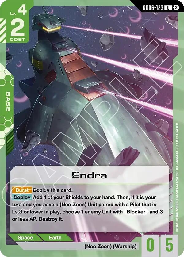 Image for Endra (GD06-123) (Stardust Trails) (GD06) - Gundam Card Game