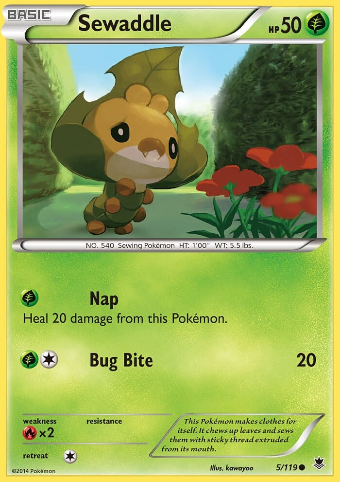 Sewaddle (5/119) [XY: Phantom Forces]