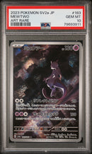 PSA 10 - MEWTWO ART RARE 2023 POKEMON JAPANESE SV2a-POKEMON 151