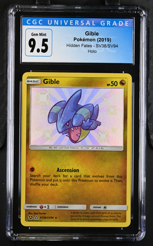 CGC 10 - Pokémon 2019 English Hidden Fates SV38/SV94 Shiny Vault Holo