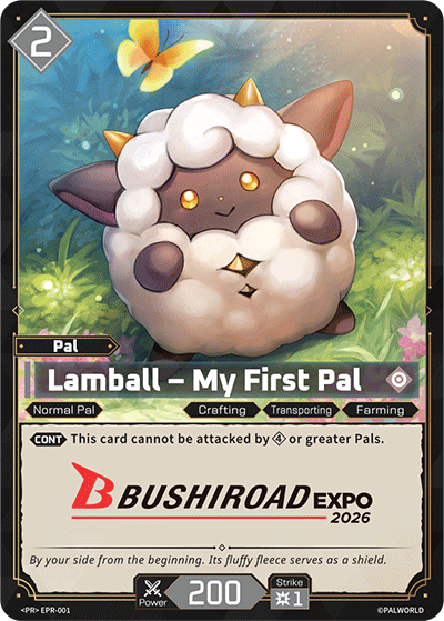 Image for Lamball – My First Pal (EPR-001) (PR Cards (2026)) (PR2026) - Palworld Official Card Game