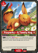 Image for Foxparks – A Toasty Hug (ETD01-004) (Trial Deck "Dawn of Palpagos Red・Blue") (ETD01) - Palworld Official Card Game