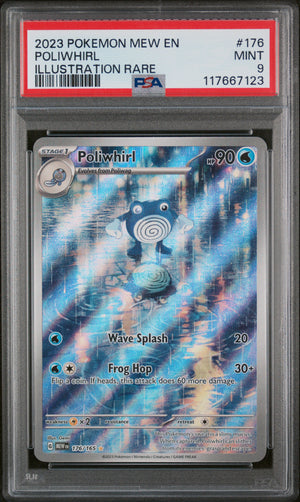 PSA 9 - POLIWHIRL ILLUSTRATION RARE 2023 POKEMON MEW EN-151