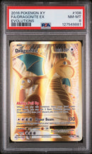 PSA 8 - FA/DRAGONITE EX EVOLUTIONS 2016 POKEMON XY EVOLUTIONS
