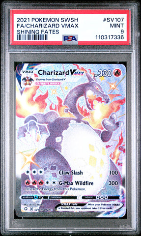 PSA 9 - FA/CHARIZARD VMAX SHINING FATES 2021 POKEMON SWORD & SHIELD SHINING FATES