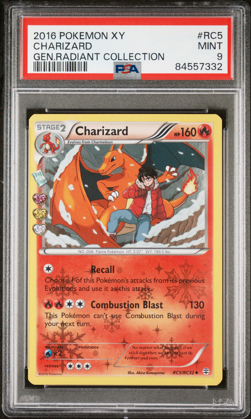 PSA 9 - 2016 POKEMON XY GENERATIONS RADIANT COLLECTION CHARIZARD