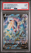 PSA 9 - GALARIAN RAPIDASH V CHILLING REIGN-FA 2021 POKEMON SWORD & SHIELD CHILLING REIGN