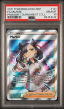 PSA 10 - FA/MARNIE PREMIUM TOURNAMENT COLL. 2021 POKEMON SWSH BLACK STAR PROMO