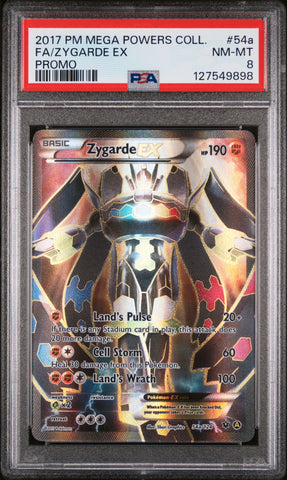 PSA 8 - FA/ZYGARDE EX PROMO 2017 POKEMON MEGA POWERS COLLECTION PROMO