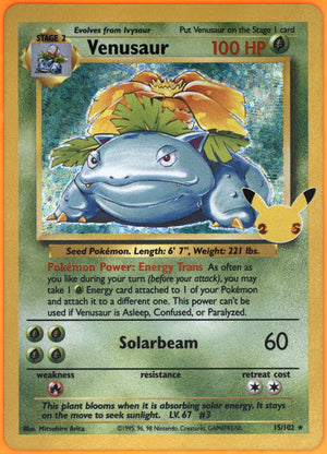 TAG 9 - VENUSAUR 2021 2021 POKÉMON SWORD & SHIELD #15/102