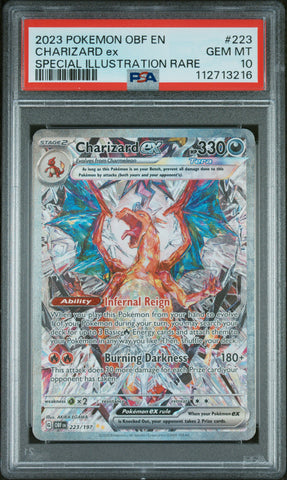 PSA 10 - CHARIZARD ex SPECIAL ILLUSTRATION RARE 2023 POKEMON OBF EN-OBSIDIAN FLAMES