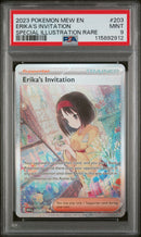 PSA 9 - ERIKA'S INVITATION SPECIAL ILLUSTRATION RARE 2023 POKEMON MEW EN-151