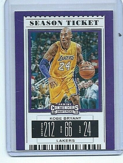 2019 PANINI CONTENDERS SEASON TICKET CARD