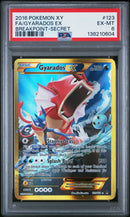 PSA 6- FA/GYARADOS EX BREAKPOINT-SECRET 2016 POKEMON XY BREAKPOINT